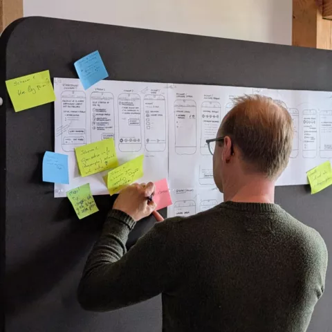 Ideeën voorzien van feedback tijdens een design sprint